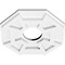 Ekena Millwork Logan Architectural Grade PVC Contemporary Ceiling Medallion, 10"OD x 3"ID x 3 1/2"C x 1"P CMP10LG-03000 - alternate 3